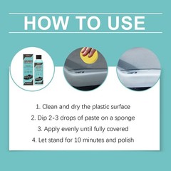 Plastic Clarify for Cars,Car Plastic Restorer,Waterless Spray Wax,Detailer For