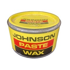 Vintage SC Johnson Wood Paste Wax 16 Oz Can Discontinued 60/70% Full