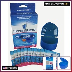 Premium Cleaner Crystals & Cleaning Case -(110 Cleanings)- Removes Stain, Plaque