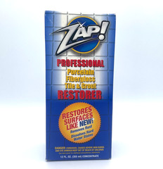 ZAP! ‎Professional Cleaner Porcelain Fiberglass Tile Restorer 12oz. NEW Sealed