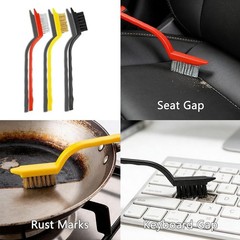Crevice Cleaning Brush 12-Pack – Heavy Duty Hard Bristle Gap Brush for Deep C…