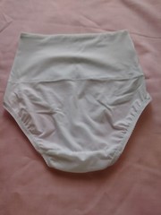 CAROL Wior Microfiber Belly Band SHAPEWEAR Brief PTY WHITEA00107 A256596 SIZE S