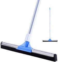 Floor Squeegee for Concrete and Tile Floor with 50″ Long Handle