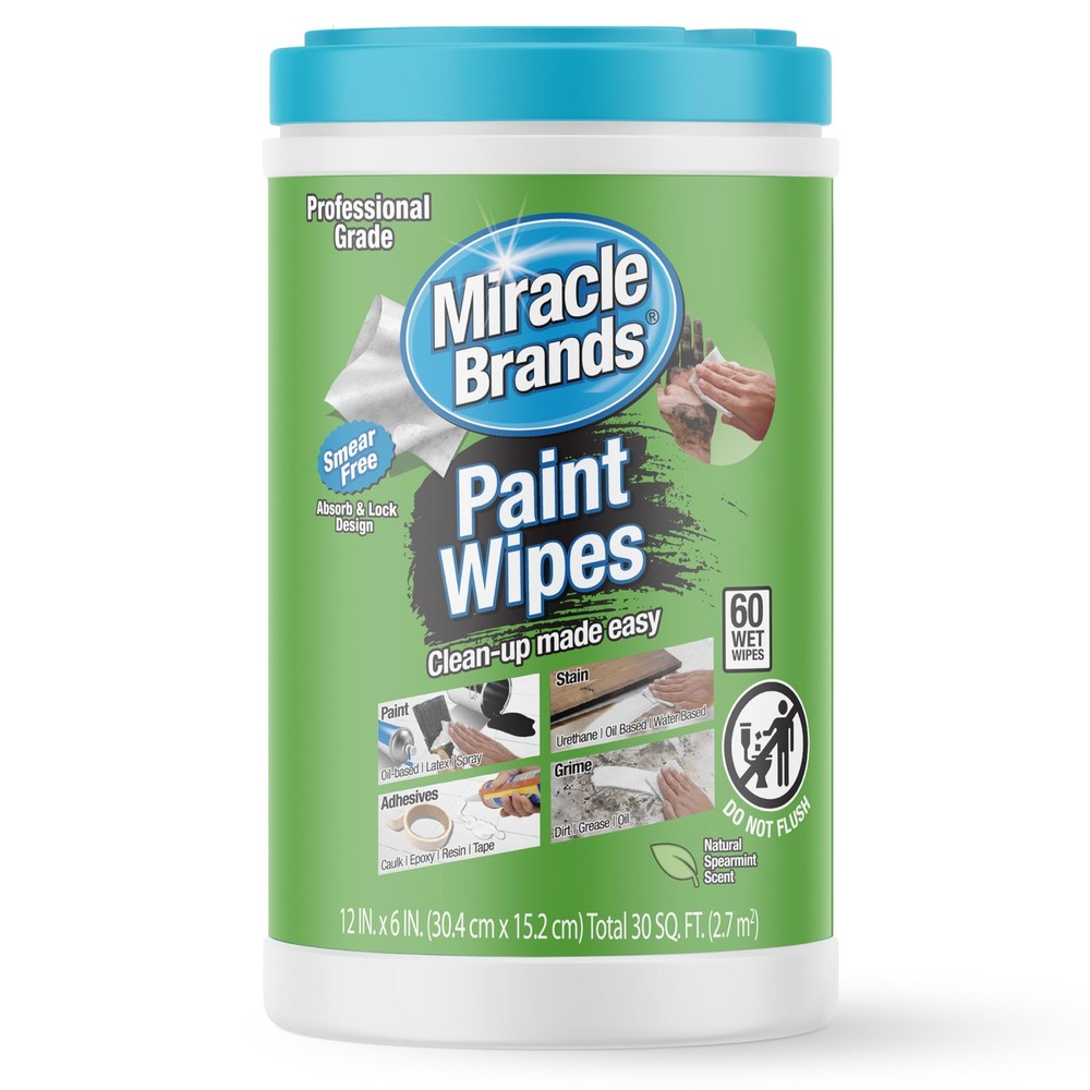 for Paint Prep & Cleanup, Remove Tough Grime Build-Up, Wet Paint, Caulking, E…