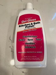 TR Industries GG-1 Gel-Gloss Kitchen and Bath Cream Wax Polish 16 Fl. Oz NEW