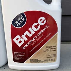 2 PACK Bruce Hardwood and Laminate Floor Cleaner 64oz each 128 oz Total (NEW)