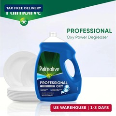 Palmolive Professional Liquid Dish Soap, Oxy Power Degreaser, 145 fl oz | Cuts G