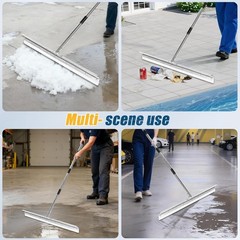 33.4″ Large Floor Squeegee for Concrete, Commercial Heavy Duty Silicone Blade Sq