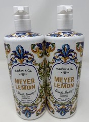 2x Kitchen & Co Meyer Lemon Dish Soap W/ Oils 32 Fl Oz Fresh Scent! Free Ship!