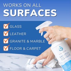 Natural Multipurpose Surface Cleaner, 32 fl oz Spray Bottles, 1 Pack