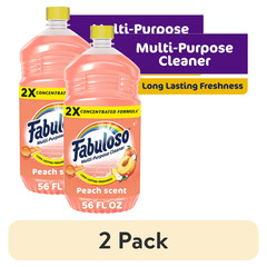 Fabuloso 2X Multi-Purpose Cleaner Peach Scent No Rinse Floor Cleaner 2 Pack 56oz
