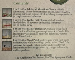 GreenGard Eco-Wise Home Care Products Fabric Leather Wood New Sealed