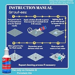 2-in-1 Grout Cleaner & Sealer Bundle – Tile & Grout Brush for Deep Cleaning