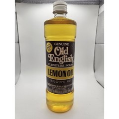 Old English Lemon Oil Furniture Polish FULL 16 Oz GLASS Bottle Vtg NOS PROP