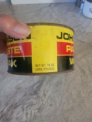 SC Johnson Paste Wax Original Formula Container 1 Lb 60% Full *Read