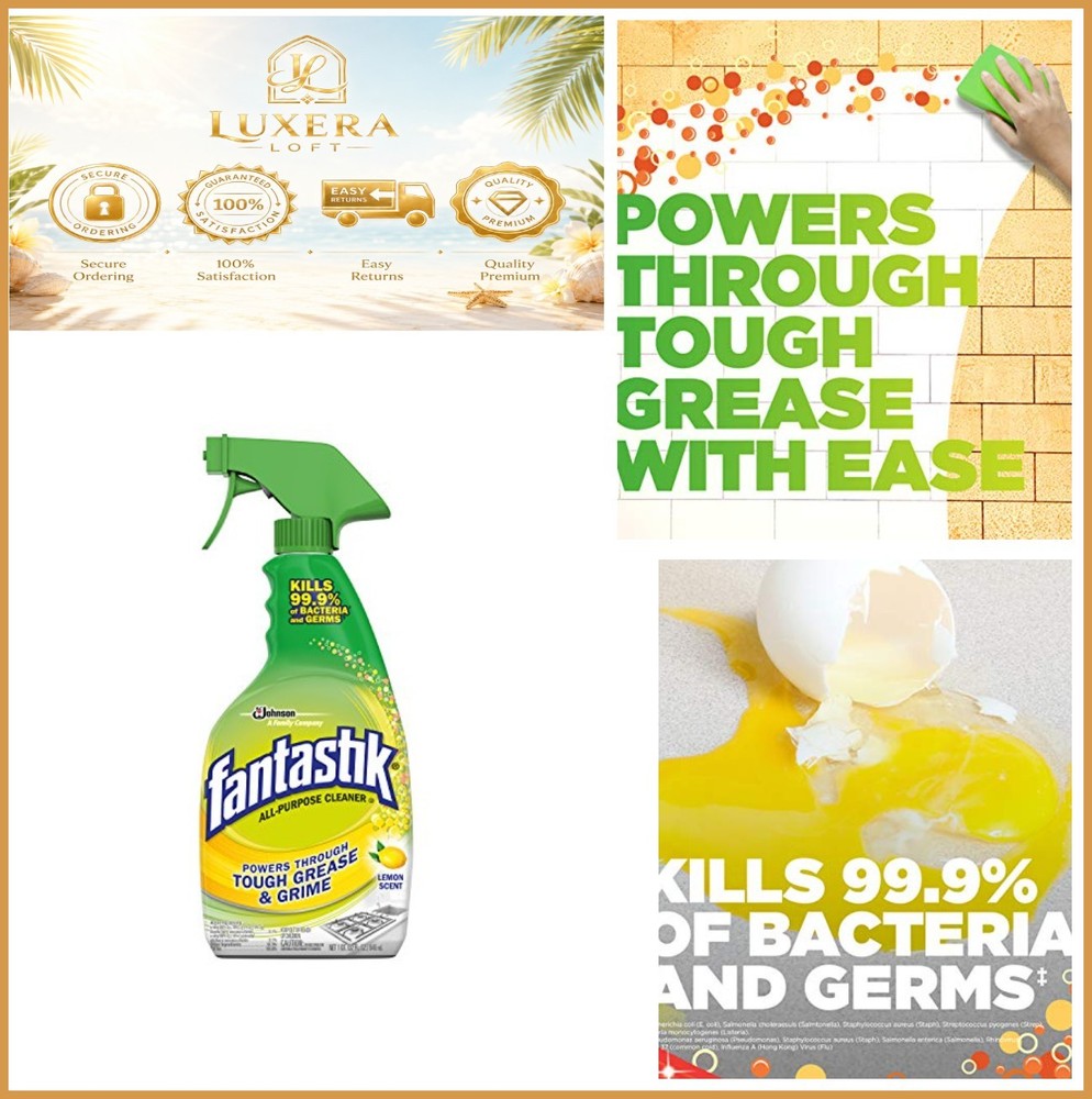 All-Purpose Cleaner Trigger Lemon 32oz Pack Of 3 No Smeary Residue