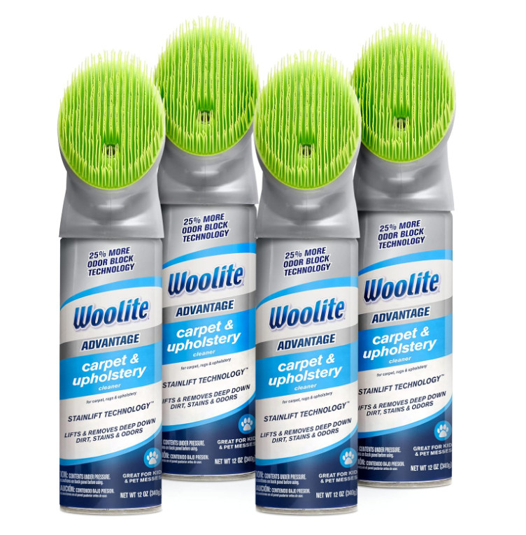 Woolite – Advantage Carpet & Upholstery Cleaner, 3325, 12 Ounce (Pack of 4)