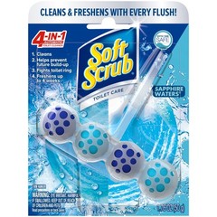 Soft Scrub 4 in 1 Toilet Care Rim Hanger Sapphire Waters 1.76 Fl Oz Pack of 1