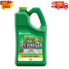 Green Gobbler 30% Concentrated Vinegar Multi-Purpose Cleaner 1Gal Home & Outdoor