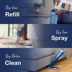 Hardwood Floor Cleaner Refill – 128 fl oz – Unscented | Refill for Spray Mops…