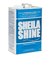 Sheila Shine 128 Fl Oz Cleaner 1 Gallon Metal Can Repels Water and Streaks