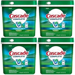 Cascade Complete Dishwasher Detergent, with Dawn Grease Fighting Power, 90 Fresh