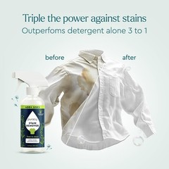 Puracy Stain Remover Spray, Natural Based Travel and Laundry Stain Cleaner for