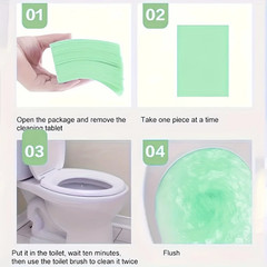 30/90/150pcs Deodorize Toilet Cleaning Tabs Powerful All-Purpose Cleaner, Odor E