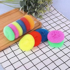 10/30/50 PCS Scouring Pads Kitchen Cleaning Dishwashing Ball Pot Round Scrubbers
