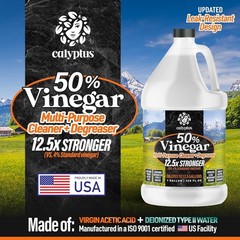 Technical Grade 50% Vinegar – Dilutes to 5%, Perfect for Multi-Surface Cleaning