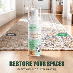 1~3x Waterless Carpet Foam Stain Remover with Towel,Carpet Cleaner Spray Foaming