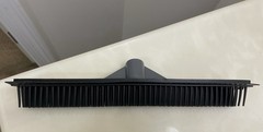 10″ Rubber Broom Head Pet Hair Remover Squeegee Carpet Hardwood Floor Tool