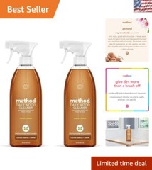 328 oz Total of Plant-Based Daily Wood Cleaner – Almond Scent for All Surfaces