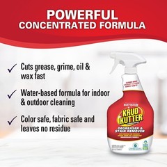 32fl oz Concentrated Heavy Duty Degreaser – All-Purpose Cleaner for Kitchen &…