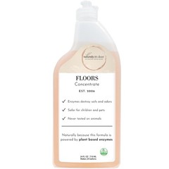 24 Fl Oz Plant Based Floor Cleaner for All Floor Types, Safe for Kids & Pets