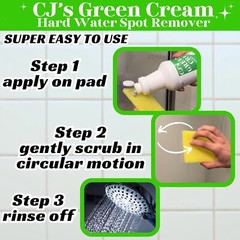 water spot remover glass CJ’s green cream Hard Water Spot Remover 32oz