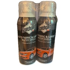 3M Scotchgard Auto Fabric & Carpet Water Shield, 10 oz, 2-Pack, SAME DAY SHIP