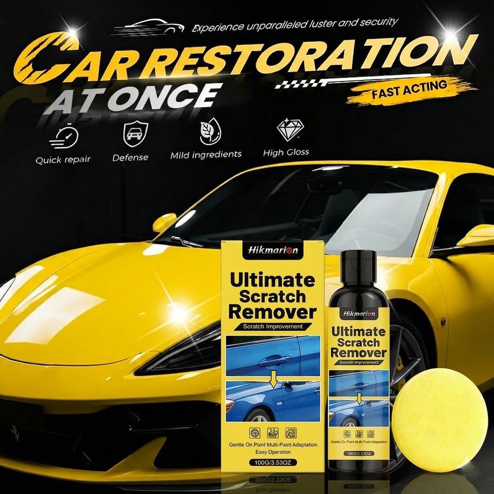 NanoPolix Scratch Remover – Eliminate All Car Scratches In 60 Seconds, Nano Poli