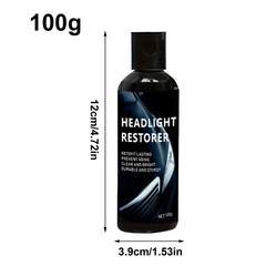 Headlight Restoration Liquid 100g Car Headlights Cleaner Repair Solution Kit NEW