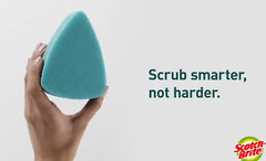 Swift Scrub Bathroom Buildup Remover Cleaner Scrubber Pads Safe on Surfaces -2pc