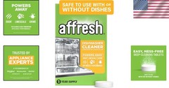 Deep Cleaning Dishwasher Tablets – Removes Odor Causing Bacteria & Limescale