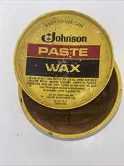 SC Johnson Paste Wax Original Formula Container 35% Full Weighs 13 Oz.