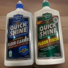 Holloway House Quick Shine Combo Pack 1 Floor Cleaner 1 Floor Finish 27oz Each