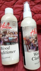 Harlem Wood Protection Program Cleaner Conditioner 8oz Bottles 14868 02-02 14866