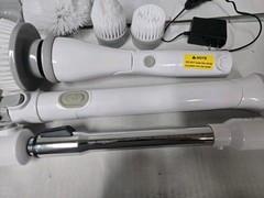 Homitt Cordless Power Scrubber HM115C – 4 Brush Heads – Bathroom Shower Walls