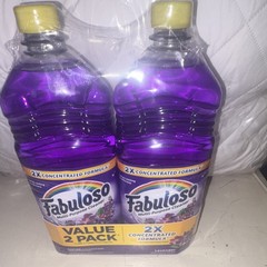Fabuloso Multi-Purpose Cleaner 2X Concentrated Formula Lavender Scent 2 Pack