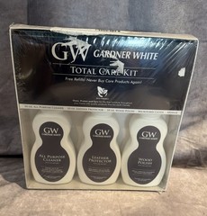 GW Gardner White Total Care Cleaning Kit Luxe Care Brand New