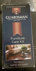 Guardsman Furniture Care Kit For Fabric Leather Wood In Original Box Wipes Cloth