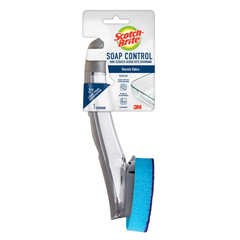Scotch-Brite Soap Control Scrub Dots Non-Scratch Dishwand: 1 Dishwand (Blue)