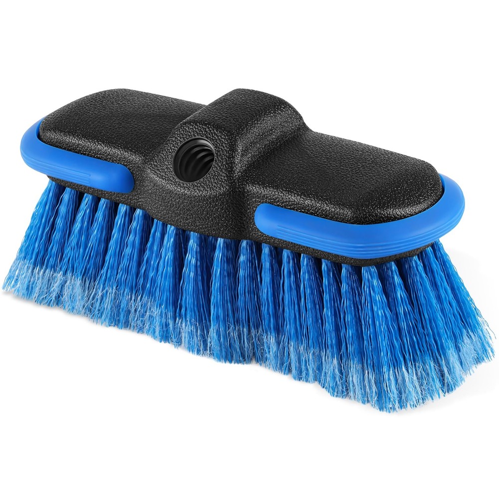 Car Wash Brush Head with Soft Bristle 8”, Car Cleaning Brush with Protective…